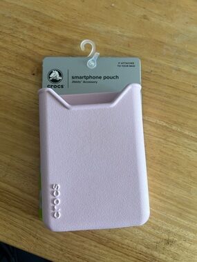 CROCS Pink Smartphone Pouch Accessory Jibbitz for Bag